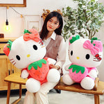 Charger l'image dans la galerie, Câlin Kitty: Peluche Fraise Sanrio
