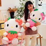 Charger l'image dans la galerie, Câlin Kitty: Peluche Fraise Sanrio