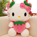Charger l'image dans la galerie, Câlin Kitty: Peluche Fraise Sanrio
